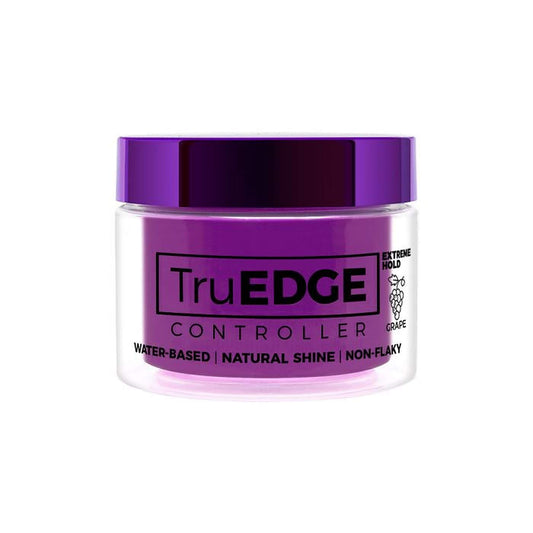 Tyche TruEDGE Controller Extreme Hold Water-Based Pomade - Ntaural Shine & Non-Flaky Scented Edge Control - Perfect for Hair-Braiding (Grape) Beauty & Personal Care Tyche