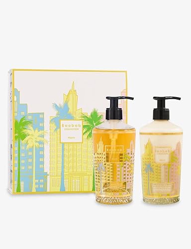 BAOBAB COLLECTION Miami hand lotion and hand cleansing gel giftbox Beauty & Personal Care Baobab Collection