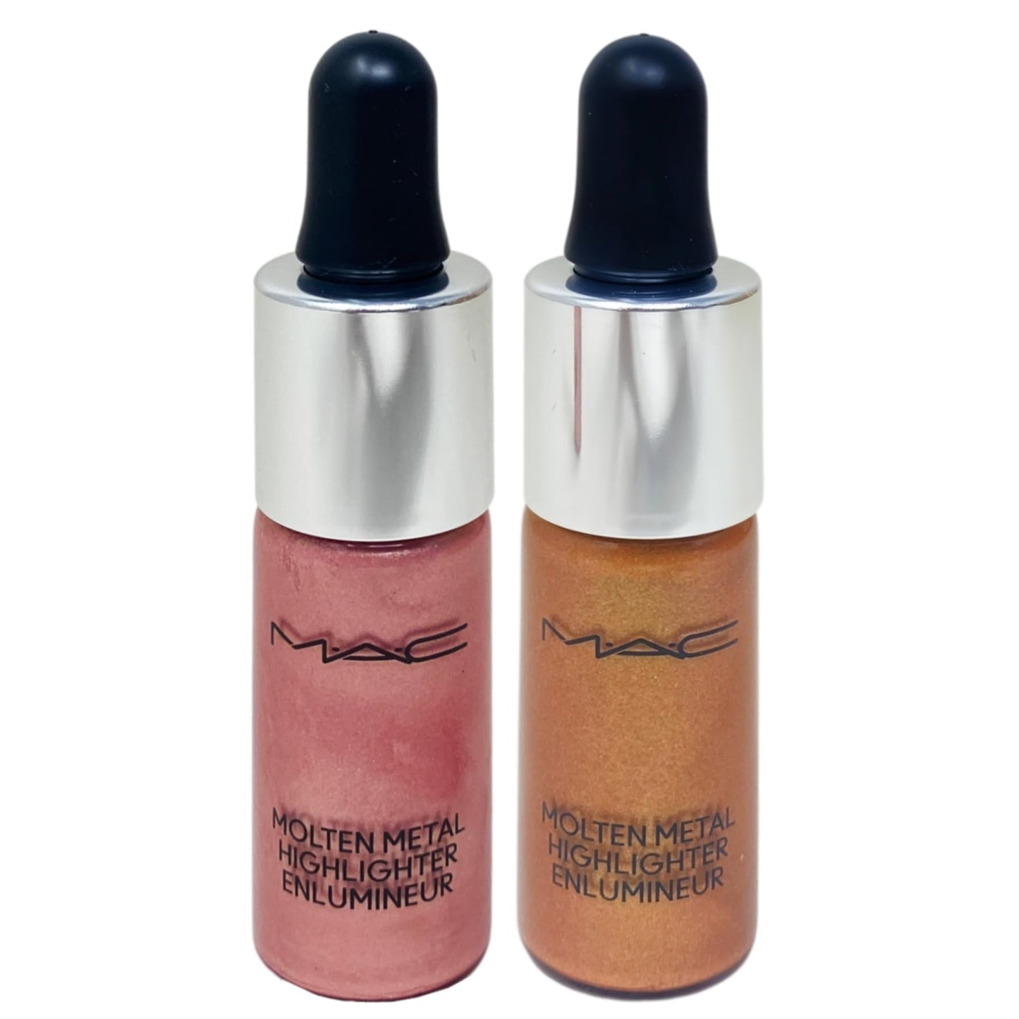 M·A·C Cosmetics Holiday Exclusive Surreal Shine Mini Highlighter Duo - Sugar Plum Pink and Freezing Gold Beauty & Personal Care MAC