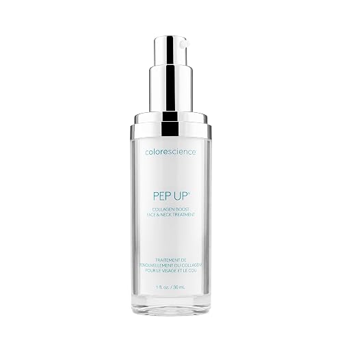 Colorescience Pep Up Collagen Renewal Face & Neck Treatment, Promotes Collagen and Elastin Production, 10 Peptides to Defend Against Signs of Aging Beauty & Personal Care Colorescience