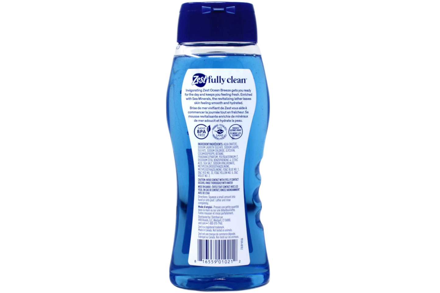 Zest Body Wash, Ocean Breeze, 18 Fl Oz - Packaging May Vary Beauty & Personal Care Zest