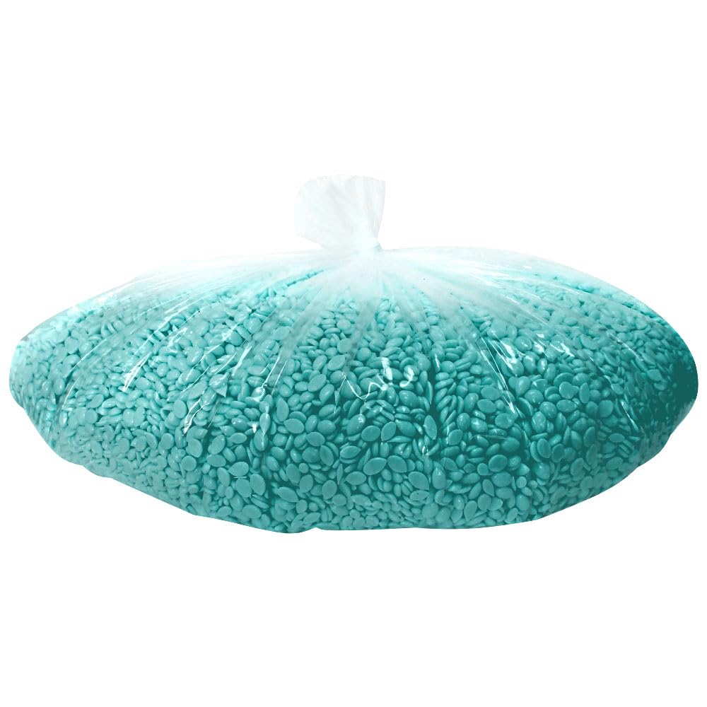 Waxness Neon Series Green Hard Wax Beads Bulk 22 lb (10 kg) - Rosin-Free Stripless Hard Wax with Gel Texture and High Visibility, Salon Use - Made in Beauty and Personal Care Waxness