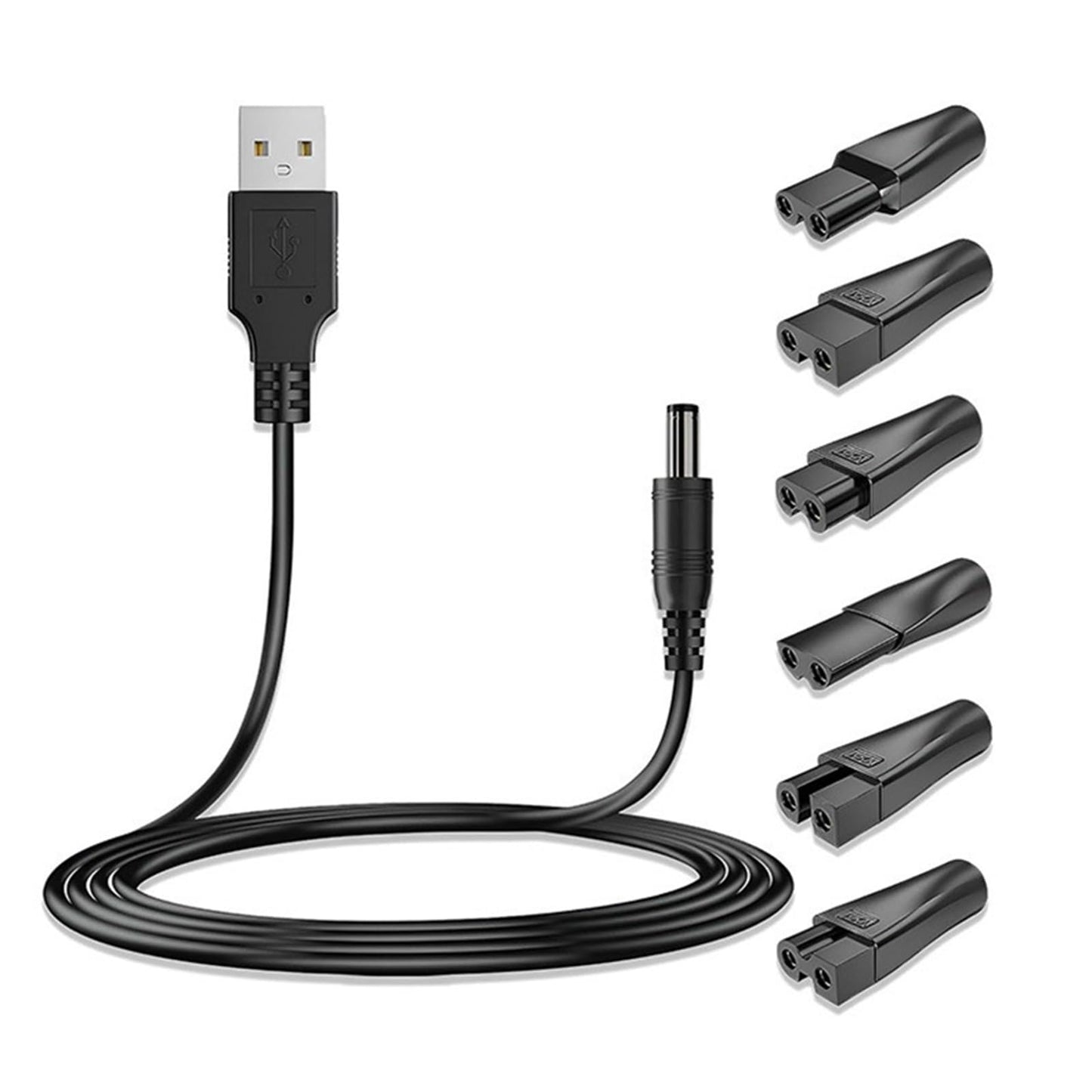 DIIOOMIEEU USB Charging Cord Set for Electric Shavers Beard Trimmers Power Cable Hairdressers Beauty Instruments Accessories Beauty and Personal Care DIIOOMIEEU