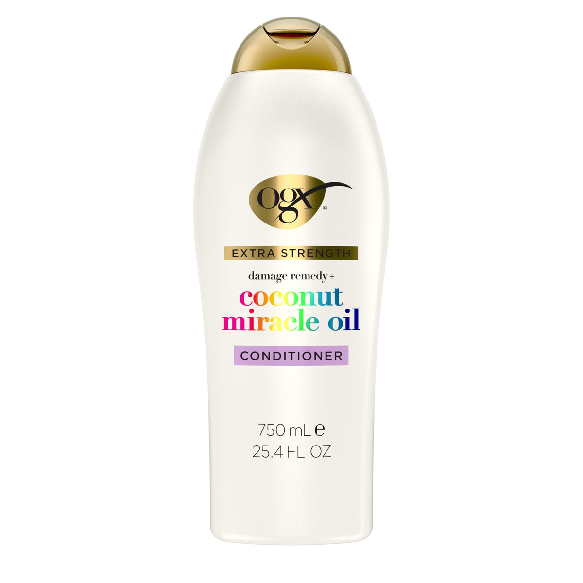 OGX Extra Strength Damage Remedy + Coconut Miracle Oil Conditioner for Dry, Frizzy or Coarse Hair, Hydrating & Flyaway Taming Conditioner Beauty & Personal Care OGX
