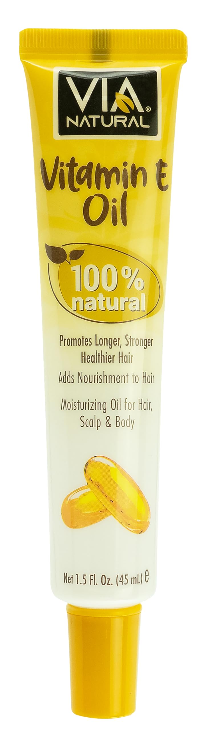 Via Natural 100% Natural Vitamin E Oil 1.5 Fl Oz (Pack of 1)