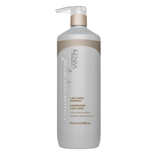 Kenra Platinum Luxe Shine Shampoo | High Shine | Smoothing Shampoo for Frizzy Hair | For Dull Hair | Sulfate Free | Color Safe 33.8oz