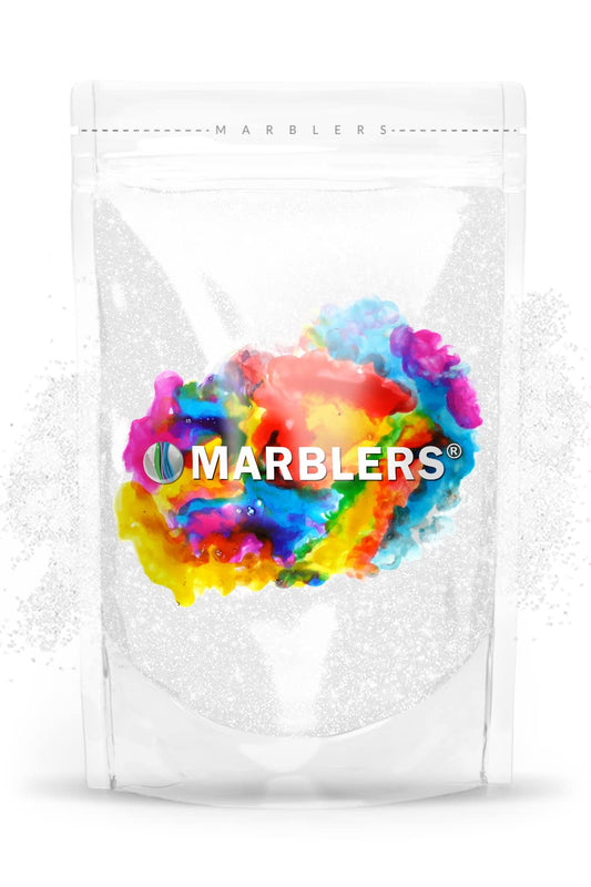 MARBLERS Twinkle Glitter [Glass White] 3oz (85g) | Fine | Non-Toxic, Vegan, Cruelty-Free | Face, Body, Eyeshadow, Hair, Festival, Party Makeup | Nail Beauty & Personal Care MARBLERS