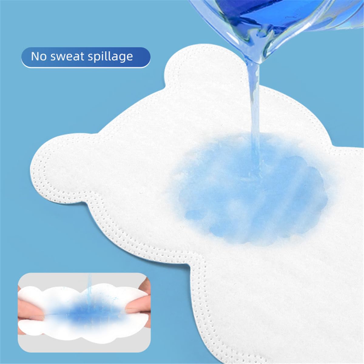20 Pcs Underarm Sweat Pads, Armpit Sweat Pads for Women And Men Large Self Adhesive Armpit Sweet Pads Shields Pads Disposable Sweat Absorbing Pads Beauty and Personal Care KimDaro
