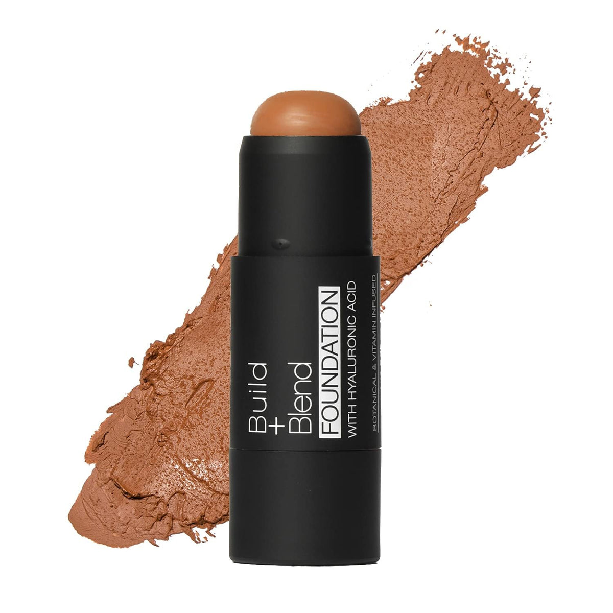 Palladio BUILD + BLEND Foundation Stick, Contour Stick for Face, Professional Makeup for Perfect Look, 0.25 Ounce (Cinnamon) Beauty & Personal Care Palladio