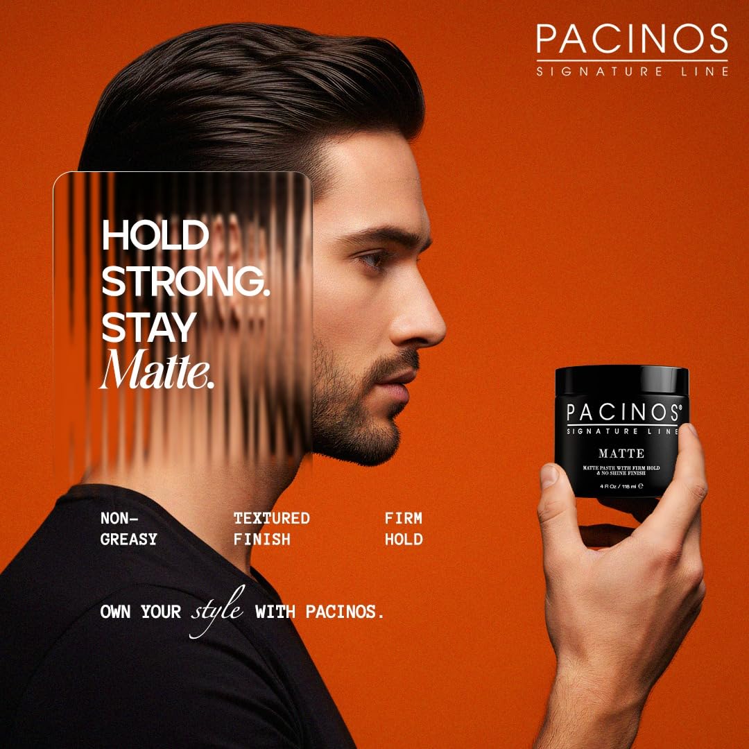 Pacinos DRYFI No-Shine Matte Paste - Matte Finish Styling Paste for Men Beauty & Personal Care Pacinos