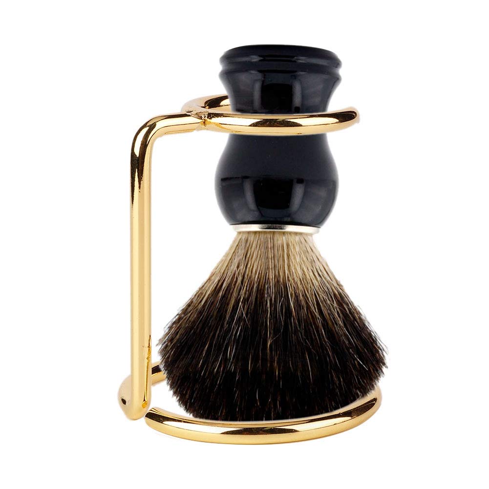 Brush Stand, Shaving Brush Holder,Gold Beard Shaving Toolshaving And Brush Stands Stand Holder Base For Most For & Brush Stands Of Shaver And Brush Beauty and Personal Care HURRISE