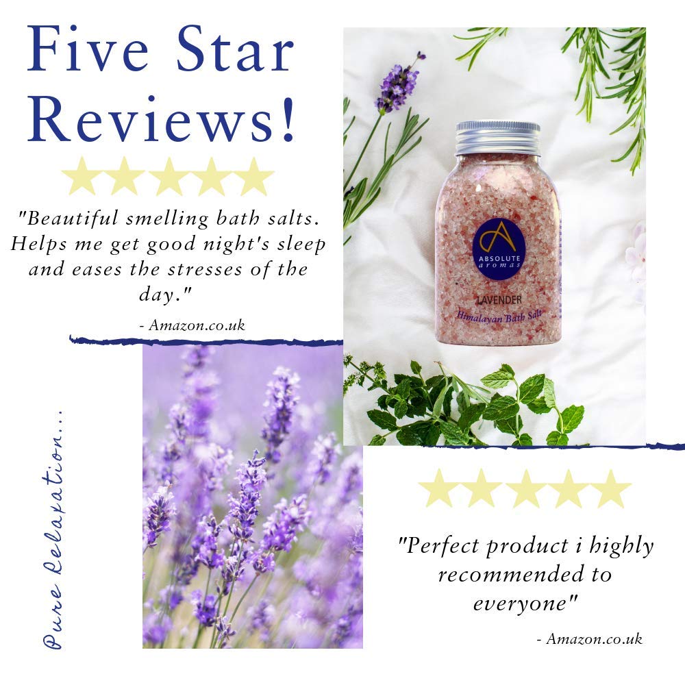 Absolute Aromas Lavender Himalayan Bath Salt Beauty and Personal Care Absolute Aromas