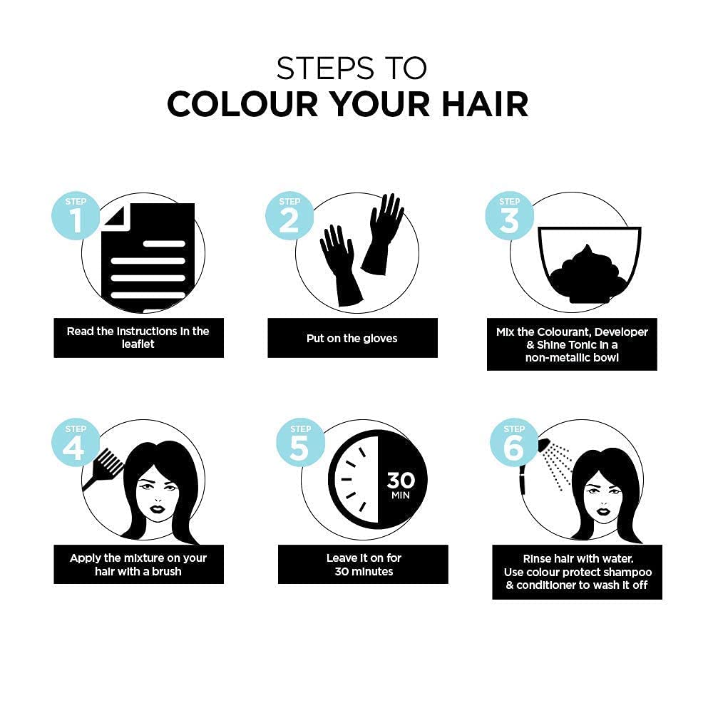 SPEC BBLUNT Salon Secret High Shine Creme Hair Colour, Chocolate Dark Brown 3, 100g with Shine Tonic, 8ml, No Ammonia Beauty & Personal Care SPEC