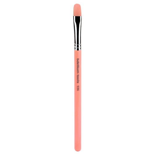 Bdellium Tools Professional Makeup Brush - Pink Bambu Series 936 Concealer - With Soft Synthetic Fibers, For Blending Concealer (Pink, 1pc)