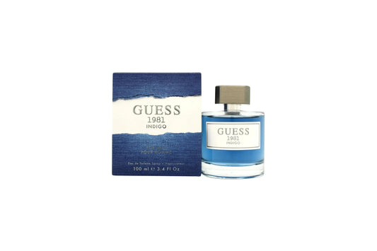 GUESS Factory Men's Guess 1981 Indigo 3.4 oz 100 ml Eau De Toilette Spray for Men,10009396 Beauty & Personal Care GUESS