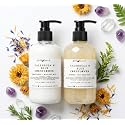 Wild Hermit Wellness Calendula and Blue Cornflower Goat Milk Shampoo and Conditioner Set, Soften and Shine, 10 oz Each, 2 Count Beauty & Personal Care Wild Hermit Wellness