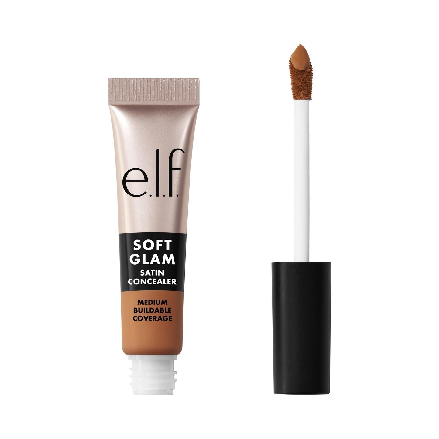 e.l.f. Soft Glam Satin Concealer, Medium Coverage For Blemishes & Under-Eye, Crease-Resistant, Long Lasting, Vegan & Cruelty-Free, 42 Tan Neutral Beauty & Personal Care e.l.f.