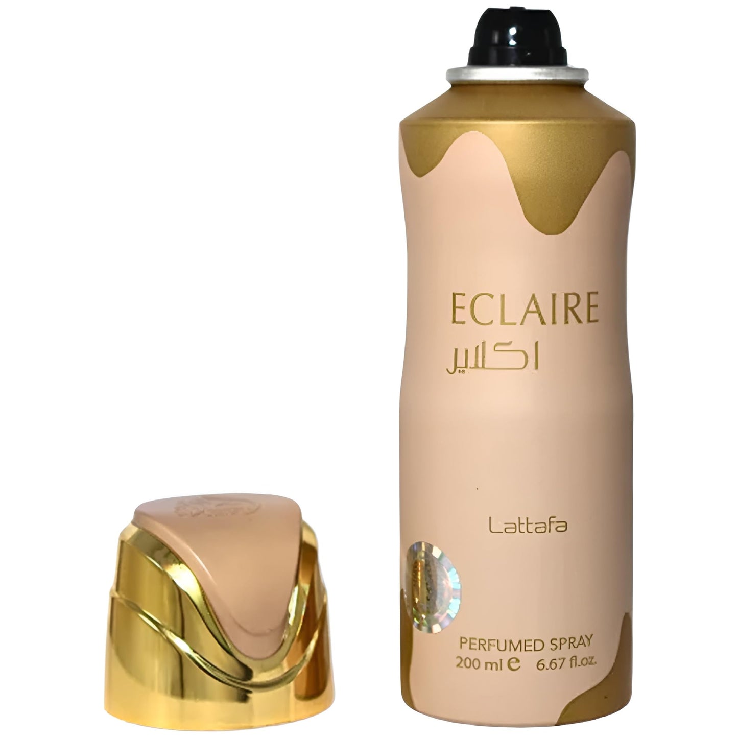 Lattafa Eclaire - Gourmand, Sweet, Floral, Musky - Perfumed Deodorant Spray for Women, 6.67 Ounce / 200 ml Beauty and Personal Care Lattafa
