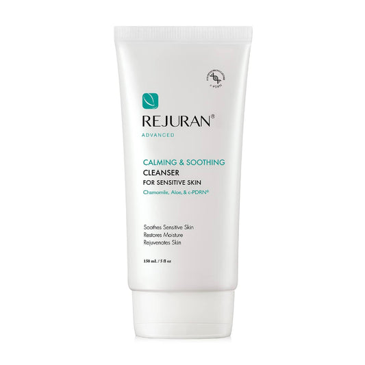 REJURAN® Advanced Calming & Soothing Cleanser, c-PDRN® - Gentle Gel Face Wash Suitable for Sensitive Skin, Effectively Retains Moisture (5.29 oz) Beauty & Personal Care REJURAN