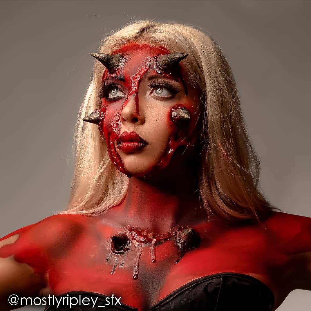 Mehron Makeup Paradise AQ - RED, Water-Activated Face & Body Paint