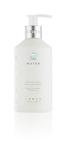 Zents Hand & Body Wash (Water Fragrance) | Hydrating Anti-Aging Cleanser with Organic Shea Butter & Aloe for Dry Skin | Gentle & Nourishing | 10 fl oz Beauty & Personal Care Zents