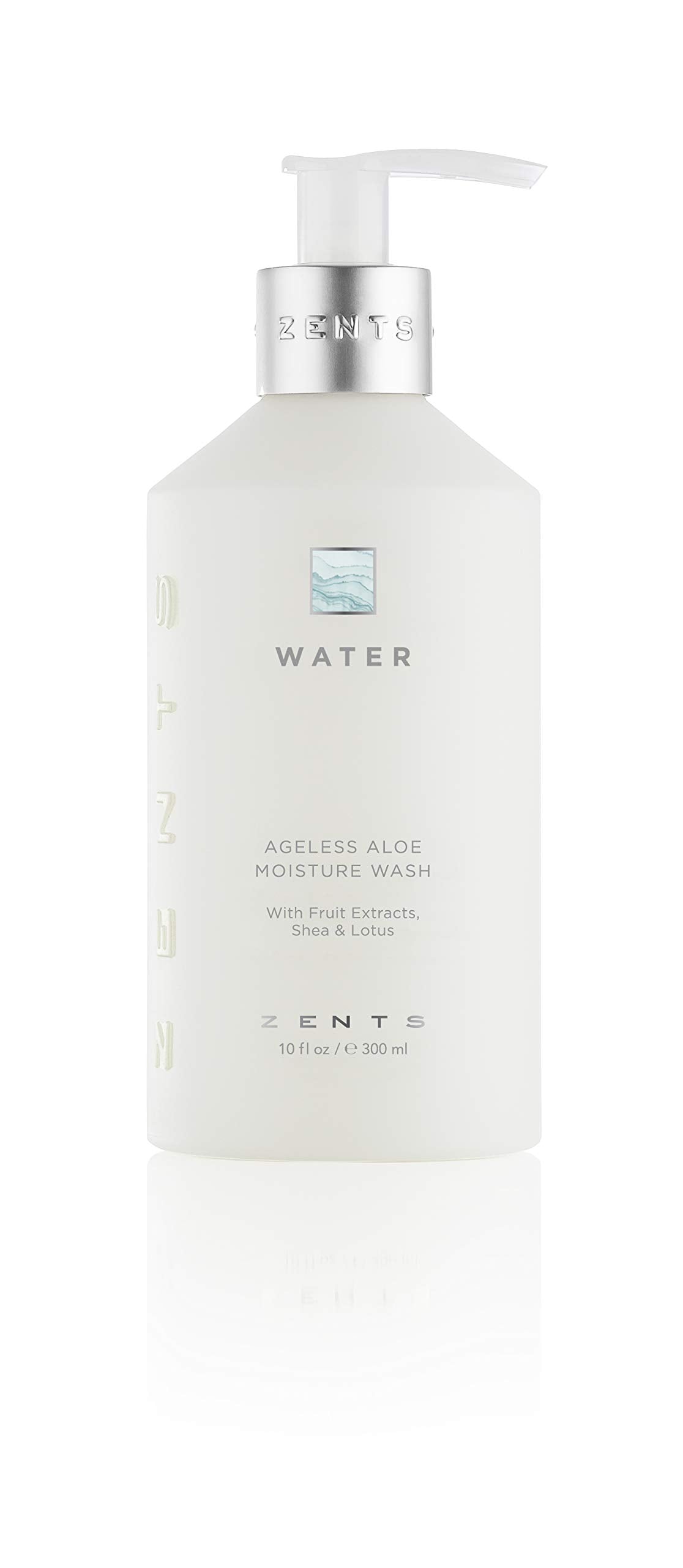 Zents Hand & Body Wash (Water Fragrance) | Hydrating Anti-Aging Cleanser with Organic Shea Butter & Aloe for Dry Skin | Gentle & Nourishing | 10 fl oz Beauty & Personal Care Zents