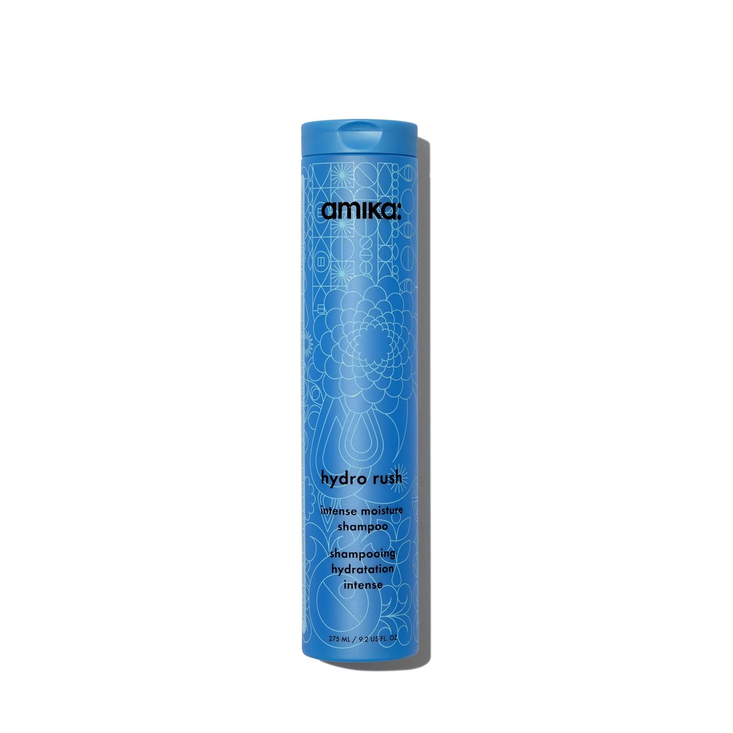 amika hydro rush intense moisture shampoo with hyaluronic acid, 275ml | for dry, textured, or coarse hair types 2a-4c, long-lasting hydration Beauty & Personal Care Amika
