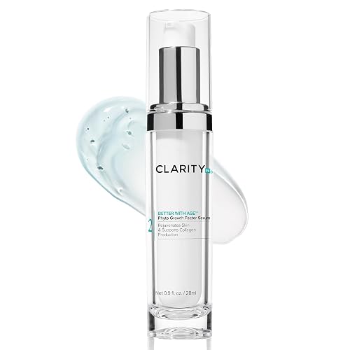ClarityRx Better With Age Phyto Growth Factor Face Serum, 0.9 Fl Oz, Anti-Aging Hydrating Serum with Plant Stem Cells, Helps Support Collagen Beauty & Personal Care ClarityRx