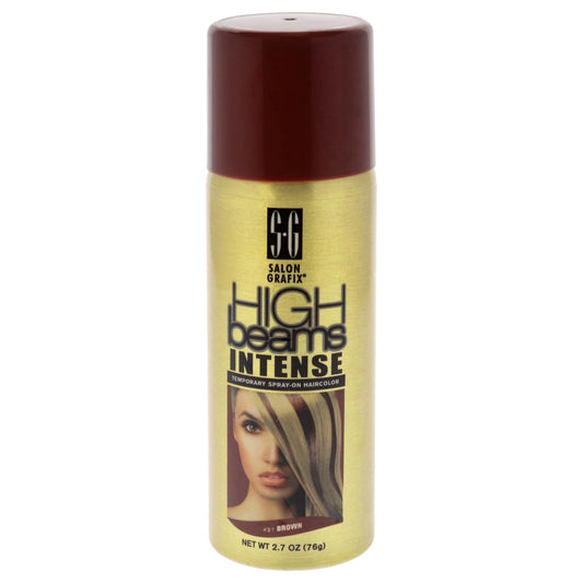 Salon Grafix High Beams Intense Temporary Spray - Brown for Unisex - 2.7 oz Hair Color Beauty & Personal Care Salon Grafix