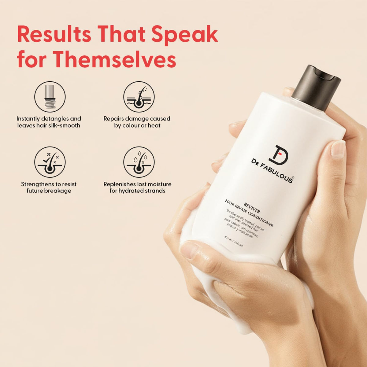 De Fabulous Reviver Hair Repair Conditioner Conditioner 8.5 oz,UKC0801 Beauty & Personal Care De Fabulous