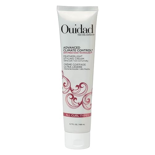 Ouidad Advanced Climate Control Styling Cream, 5.7 fl oz, Featherlight Curl Cream for Curly Hair, Shiny, Hydrated & Frizz-Free Curls, Sulfates Beauty & Personal Care Ouidad