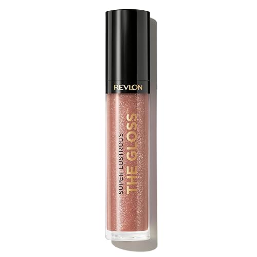 REVLON Lip Gloss, Super Lustrous The Gloss, Non-Sticky, High Shine Finish, 260 Rosy Future Beauty & Personal Care REVLON