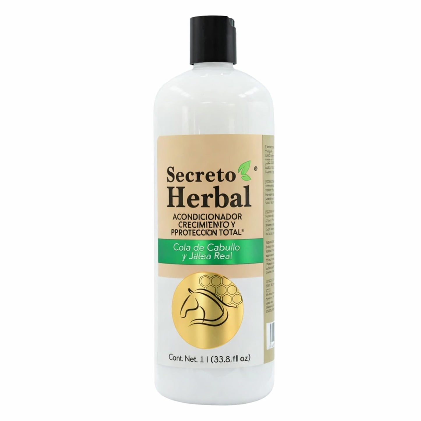 Secreto Herbal Shampoo & Conditioner Set 1L Each - Cola de Caballo, Romero & Jalea Real Hair Growth & Strengthening System, Anti-Breakage & Nourishing Beauty & Personal Care Tu Salud Plus