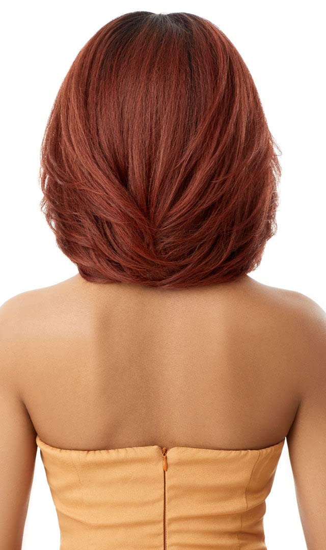 Outre Neesha Soft & Natural Synthetic Swiss Lace Front Wig NEESHA 206 (DRFF2/CINSP)