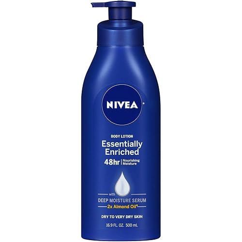 NIVEA Essentially Enriched Body Lotion 16.9 oz (Pack of 5) - Packaging May Vary Beauty & Personal Care NIVEA