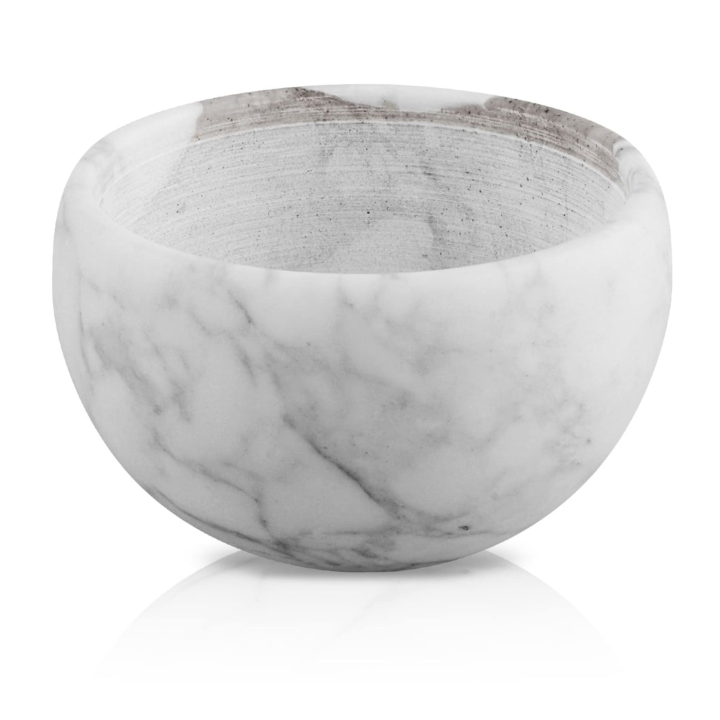 Linkidea Marble Shaving Bowl, Modern Marble Shaving Cream Cup, Large Capacity, 4" x 2" (10cm x 6.5cm), Shave Soap Bowl Beauty and Personal Care Linkidea