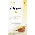 Dove Nourishing Care, Shea Butter Beauty Bar, (6 Count of 4 Oz Each) Beauty & Personal Care Dove