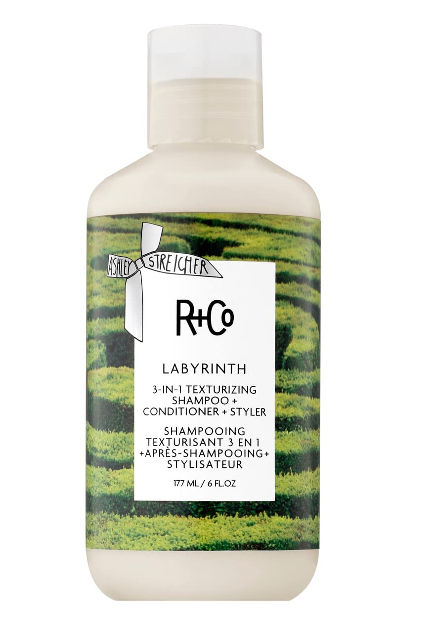 R+Co Labyrinth 3-in-1 Texturizing Shampoo, Conditioner & Styler - Cleanses, Adds Texture, Volume & Hydration - Builds Touchable, Piecey Volume for All Beauty & Personal Care R+Co