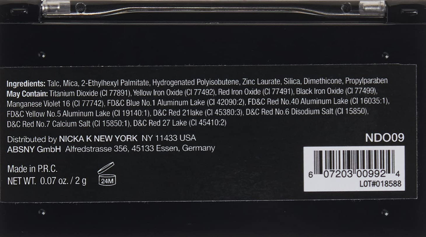 NICKA K Duo Contour - NDO09 Beauty & Personal Care NICKA K NEW YORK
