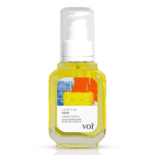 Voir Haircare Luxury Hair Oil - Deep Hydration for Dry, Damaged Hair - Smooths Frizz, Adds Shine & Locks in Moisture - Lightweight with Rosehip Beauty & Personal Care Voir Haircare