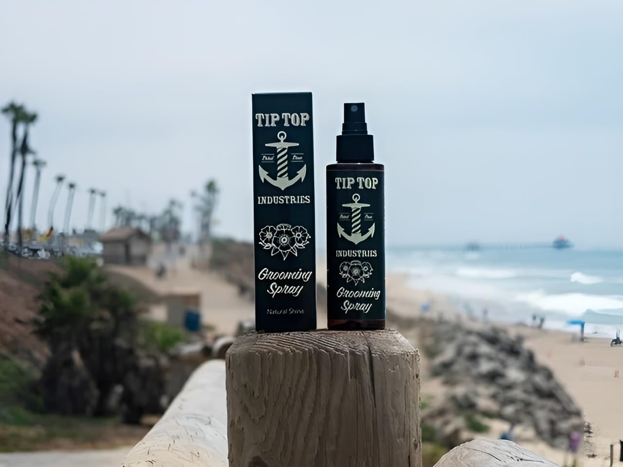 Tip Top Grooming Spray - Medium Hold, Light Weight Non-AerosolHair Spray - Light Vanilla Scent, Keeps Your Hairstyle Locked In - 5 Fl Oz Beauty & Personal Care Tip Top Pomade