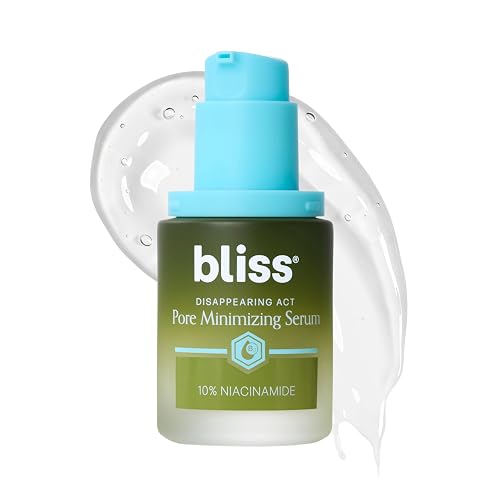 Bliss Disappearing Act Pore-Minimizing Serum - Niacinamide + Pore Vanish Complex with Green Tea - Refines Pores, Controls Oil & Targets Dark Spots Beauty & Personal Care Bliss