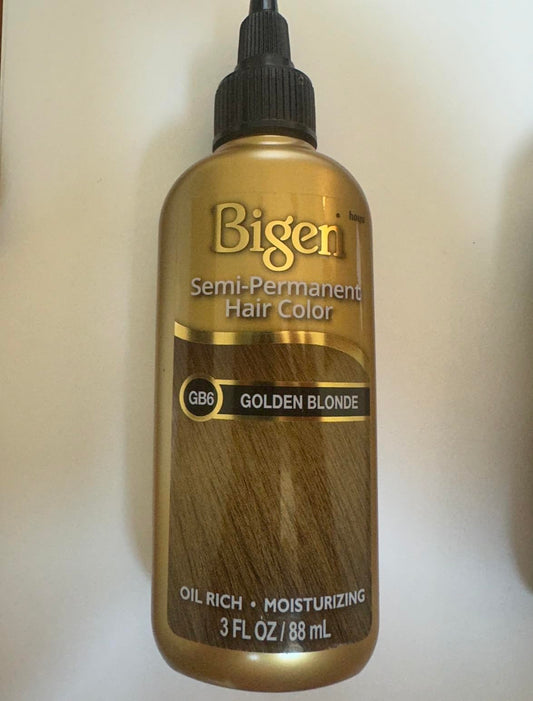 Bigen Semi-Permanent Haircolor #Gb6 Golden Blonde 3 Ounce (88ml) (3 Pack) Beauty & Personal Care Bigen