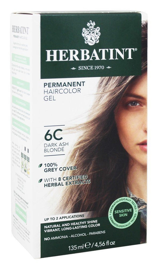 Herbatint-6C/Dark Ash Blonde Herbatint 4.56 oz Liquid Beauty & Personal Care Herbatint