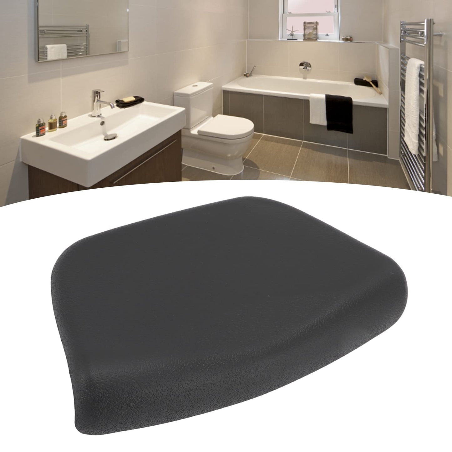 Bath Pillow for Tub, Silicone Small Bath Pillow with Non Slip Suction Cups, Relaxing Spa Essentials Bathtub Cushion for Bathtub, Hot Tub, Home Spa Beauty and Personal Care Tomotato