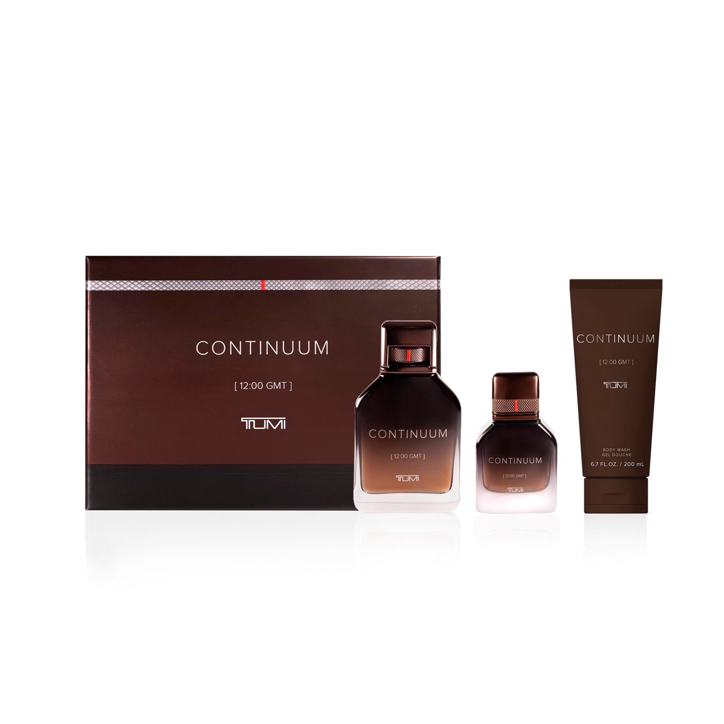 TUMI CONTINUUM [12:00 GMT] - Bold Cologne for Men with Smoky Fragrance - 3.4 oz & 1.0 oz Eau de Parfum, 6.7 oz Body Wash Beauty & Personal Care TUMI