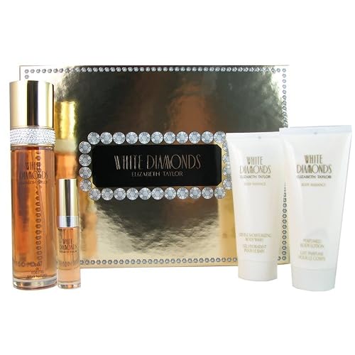 Elizabeth Taylor White Diamonds Gift Set EDT + Body Lotion (3.4oz/100ml Each) Beauty & Personal Care Elizabeth Taylor