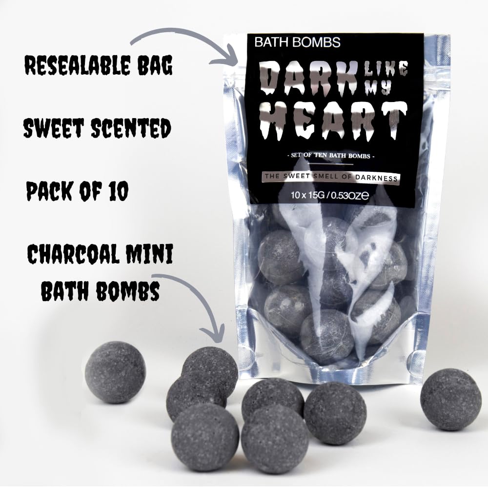 Gift Republic Like My Heart Black Bath Bombs GR450126 Beauty and Personal Care Gift Republic