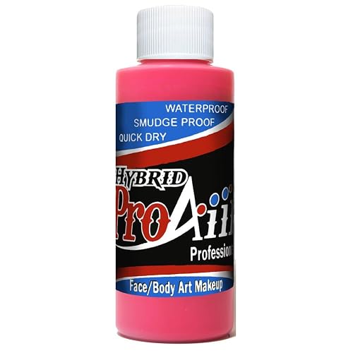 ProAiir Face and Body Painting Makeup - 2oz (60ml) Fluorescent Hot Pink Beauty & Personal Care ShowOffs Body Art