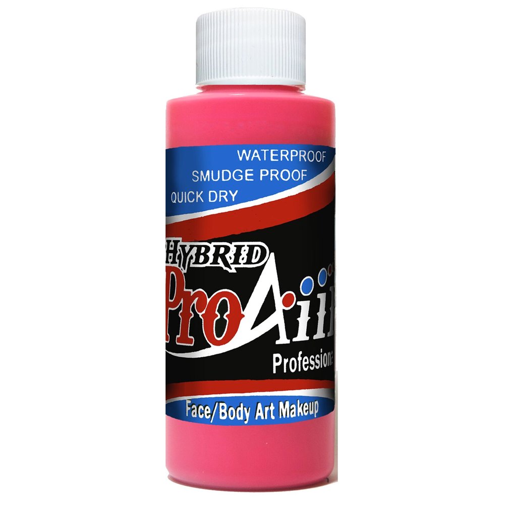 ProAiir Face and Body Painting Makeup - 2oz (60ml) Fluorescent Hot Pink Beauty & Personal Care ShowOffs Body Art